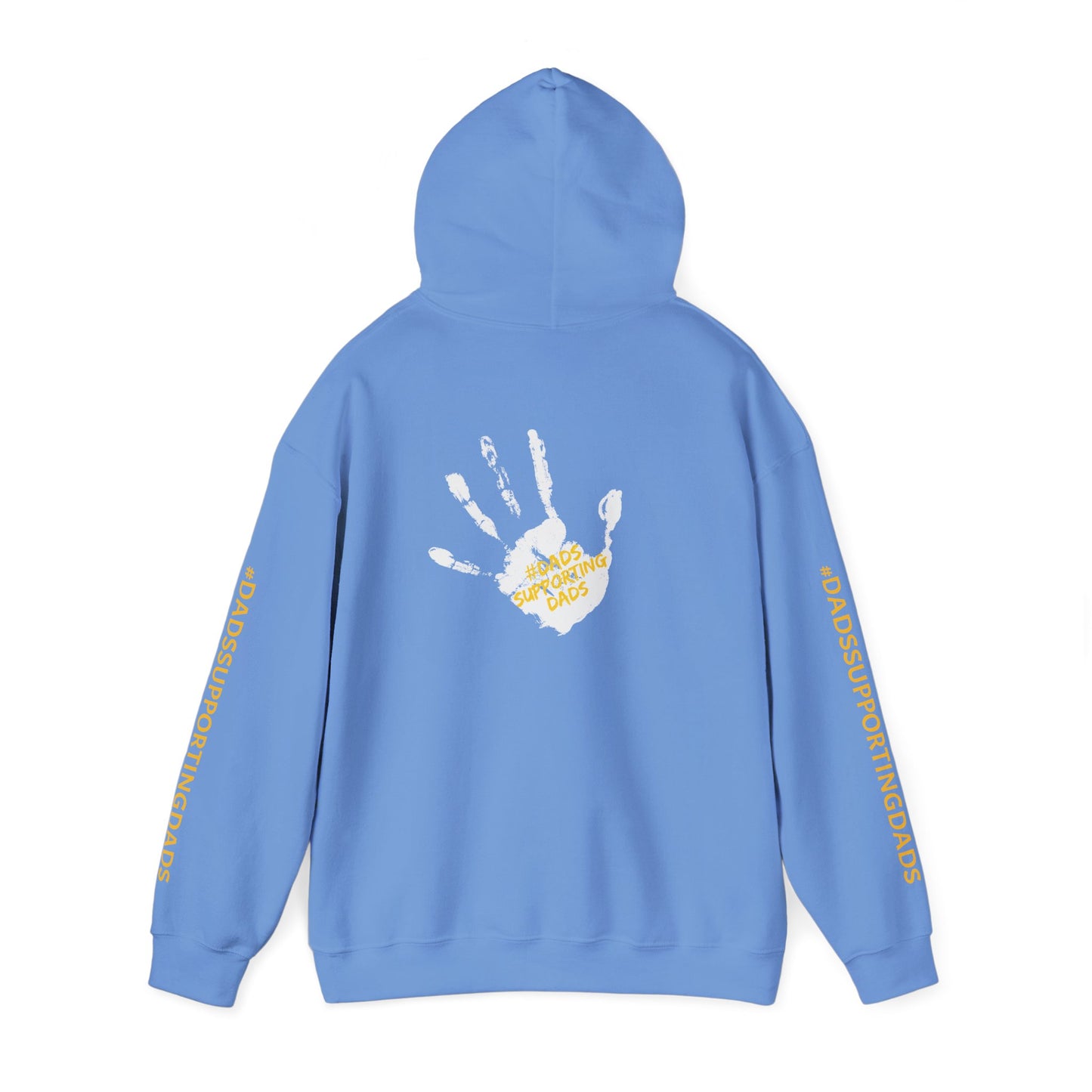 Dads Supporting Dads Vibrant Unisex Hooded Sweatshirt for Everyday Comfort, Casual Style, Gift for Friends, Streetwear Essential, Cozy Layering Piece